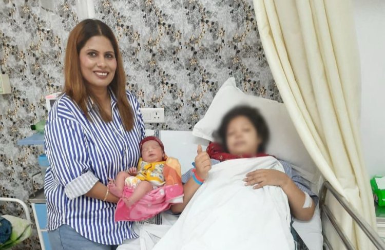 फेलिक्स हॉस्पिटल के डॉक्टरों ने प्लेटलेट्स की कमी के बावजूद  सुरक्षित डिलीवरी कराई 