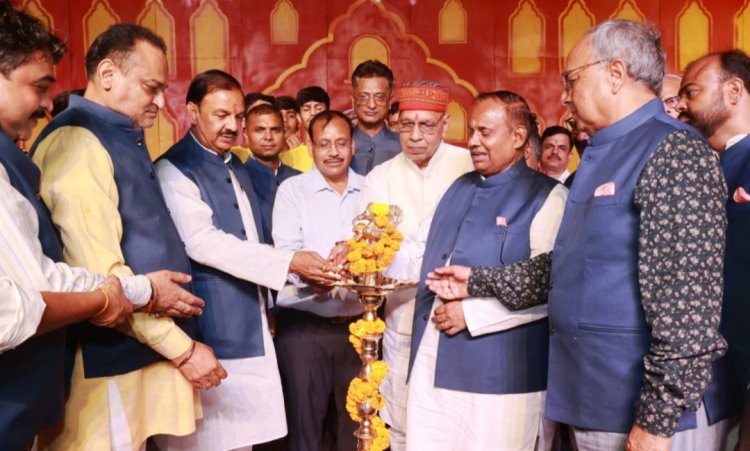 गणेश पूजन के साथ बारह दिवसीय लीला मंचन का हुआ श्री गणेश