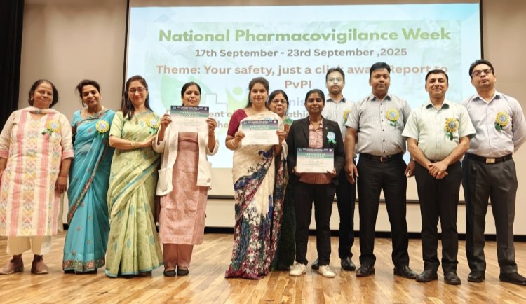 राष्ट्रीय फ़ार्माकोविजिलेंस सप्ताह 22–23 सितम्बर पर सेमिनार एवं प्रदर्शनी का सफल आयोजन