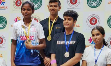 कौस्तव पालीवाल ने सीबीएसई नेशनल मिक्स्ड डबल्स फ़ाइनल में जीता स्वर्ण पदक