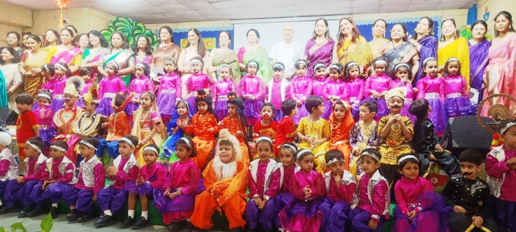 विश्व भारती पब्लिक स्कूल हुआ में हर्षोत्सव कार्यक्रम का आयोजन