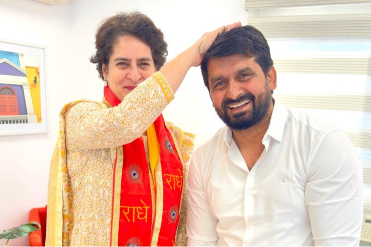 उत्तर प्रदेश की राजनीति पर ओमवीर यादव ने प्रियंका गांधी से की चर्चा