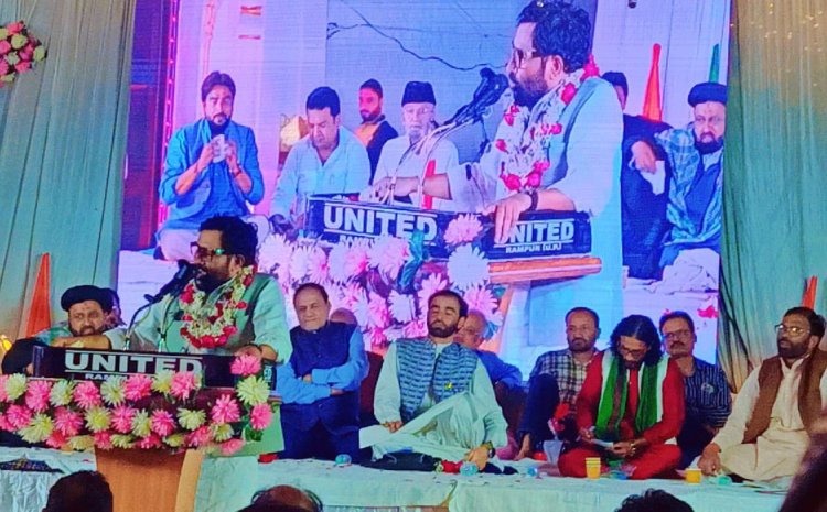 अदब के साथ हुई करवान-ए-अदब, रामपुर द्वारा सजाई गई जश्न-ए-ज़ैद-ए-शहीद की मफ़िल