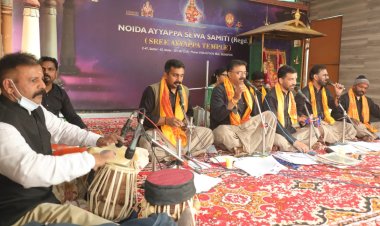 मंडल पूजा महोत्सव में भजन प्रस्तुति को मिली सराहना