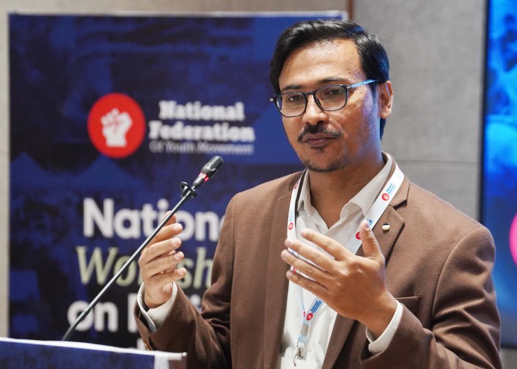 NFYM ने की सीएम नीतीश के आचरण की निंदा, महिला आयोग से नोटिस जारी करने की मांग