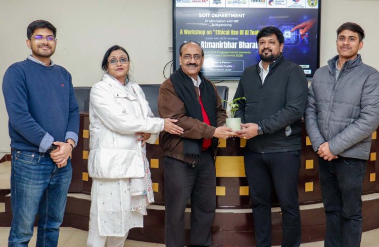 आईएमएस नोएडा में एआई टूल्स के नैतिक उपयोग पर कार्यशाला