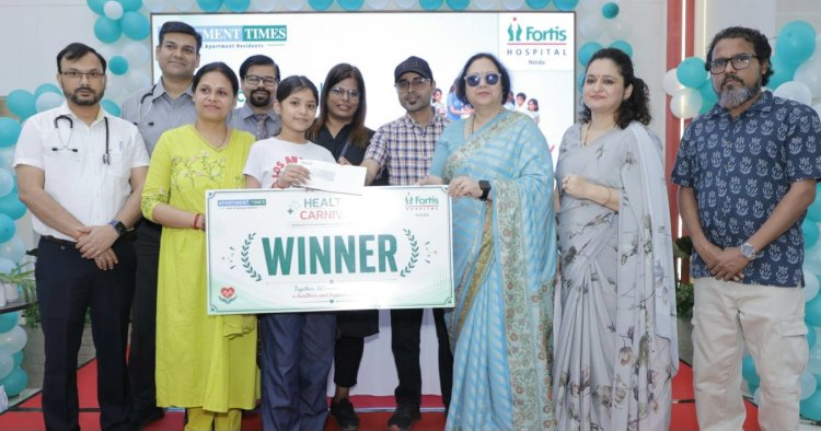 Fortis Noida Hosts Health Carnival to Promote Preventive Healthcare Awareness; Draws Participation from 450 Children