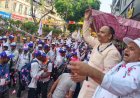 पेफी ने पुष्प वर्षा कर किया जनजाति सांस्कृतिक समागम शोभायात्रा का भव्य स्वागत