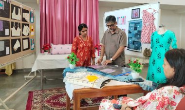 सुपवा में प्रदर्शित डिजाइनों को मिल रही सराहना, छात्रों की मेहनत, रचनात्मकता व आत्मविश्वास आ रहा नजर