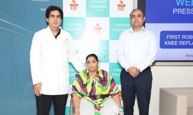 Manipal Hospital Performs Haryana’s First Robot-Assisted Ceramic Total Knee Replacement