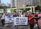 प्रिंसली एस्टेट के निवासियों ने अवैध अतिक्रमण के विरोध में निकाला शांतिपूर्ण कैंडल मार्च