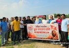 अखिल भारतीय युवा सनातन शक्ति संस्था ने चलाया यमुना स्वच्छता अभियान, गौशाला में हुआ हवन