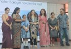 विश्व भारती पब्लिक स्कूल में हुआ माध्यमिक विभाग के मेधावी छात्रो का अलंकरण एवं पदग्रहण समारोह 
