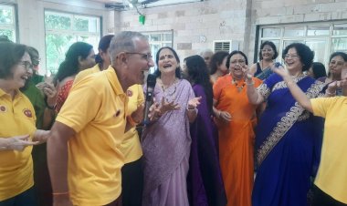 यूपी जल निगम एनर्जेटिक इंजीनियर्स क्लब की चौथी आम सभा में जेवीसीसी लाफ्टर योगा ग्रुप का धमाका