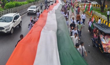 3500 फीट के तिरंगे के साथ निकलेगी भव्य तिरंगा यात्रा, हजारों लोगों के शामिल होने की उम्मीद