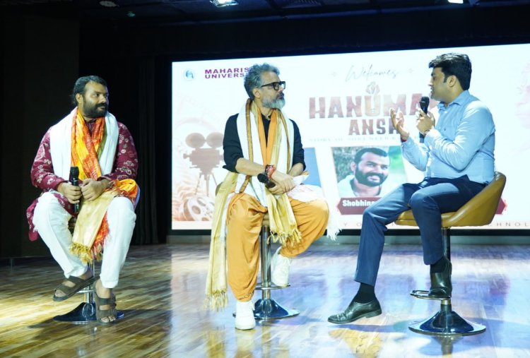 महर्षि यूनिवर्सिटी में ‘हनुमान अंश’ की टीम ने स्टूडेंट्स से की खास बातचीत