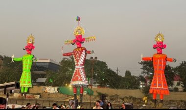 भव्य दशहरा महोत्सव का ऐतिहासिक आयोजन, ड्रोन शो और प्रभु श्री राम के दर्शन के लिए उमड़ा जनसैलाब