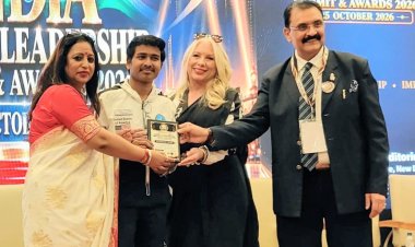 प्रखर विश्वकर्मा हुए 'भारतीय युवा प्रशिक्षक' के रूप में सम्मानित, 40 से अधिक देशों के बच्चों तक पहुँचा रहे अंतरिक्ष विज्ञान की शिक्षा