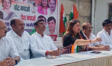 रागिनी नायक का उद्घोष वोट चोरी पर घिरी भाजपा, ज्ञानेश कुमार का मांगा इस्तीफा 