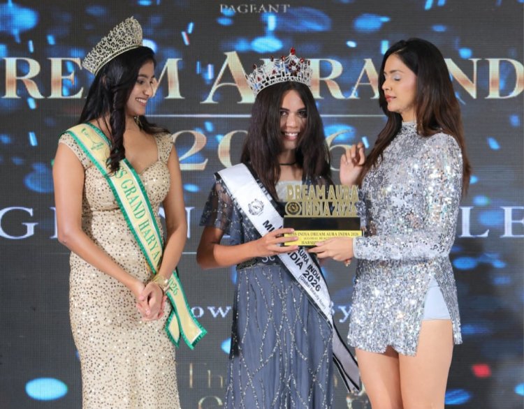 हर्षिता भार्गव ने जीता मिस मध्य प्रदेश और मिस ड्रीम ऑरा इंडिया 2026 (ग्लोबल ब्यूटी आइकन) का खिताब