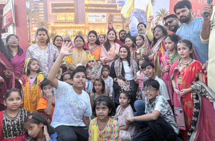 ग्रेनो वेस्ट में 1,008 कन्याओं का पूजन कर मां महाशक्ति की आराधना, अंतरराष्ट्रीय पैरा-एथलीट स्वर्ण पदक विजेता श्वेता शर्मा रहीं उपस्थित