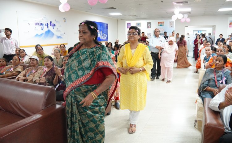कैंसर को मात देकर रैंप पर उतरीं महिलाएं, यथार्थ हॉस्पिटल ने किया सम्मानित